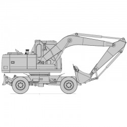 Daewoo Solar S140W-V Excavator - Service Manual / Repair Manual