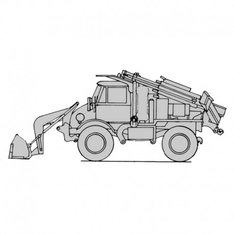 Mercedes Unimog Small Emplacement Excavator - Operator's Manual