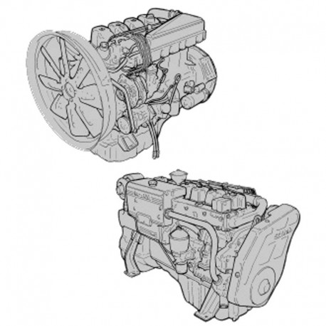 Scania 9 Series Engine - Work Description / Repair Manual