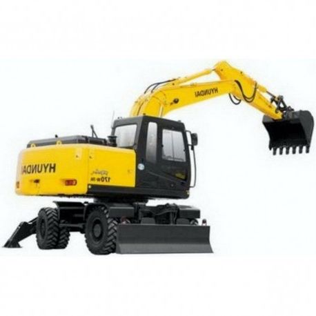 Hyundai Wheel Excavator R170W-7A - Service Manual - Operators Manual - Wiring Diagrams