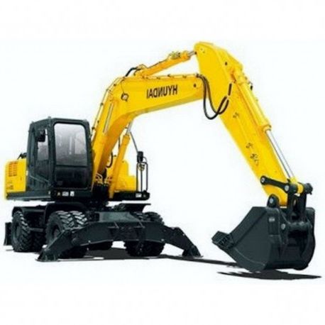 Hyundai Wheel Excavator R200W-3 - Service Manual - Operators Manual - Wiring Diagrams