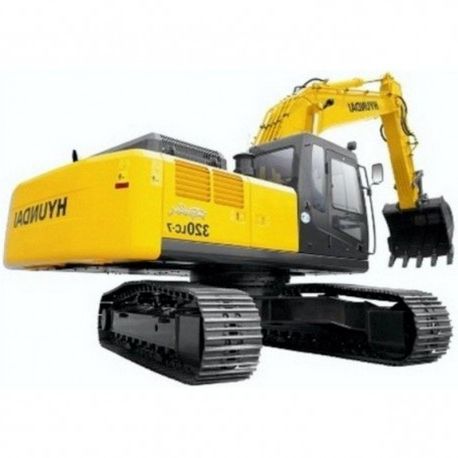 Hyundai Crawler Excavator R320LC-7 - Service Manual - Operators Manual - Wiring Diagrams