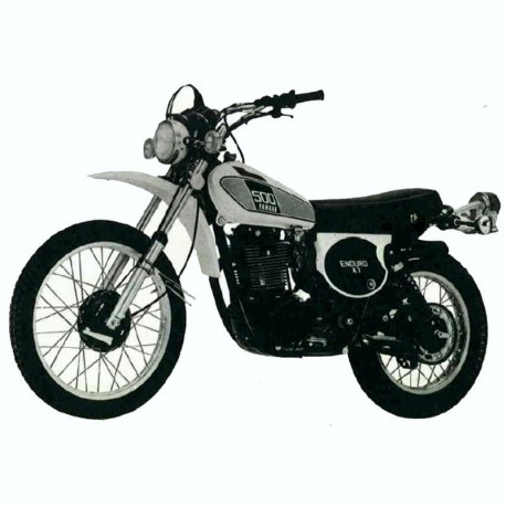 Yamaha XT500 - Service Manual, Manuel de Reparation, Reparaturanleitung